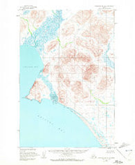 Nushagak Bay D-5 Alaska Historical topographic map, 1:63360 scale, 15 X 15 Minute, Year 1950
