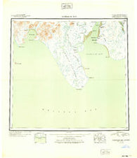 Nushagak Bay Alaska Historical topographic map, 1:250000 scale, 1 X 2 Degree, Year 1949