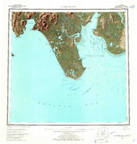 Nushagak Bay Alaska Historical topographic map, 1:250000 scale, 1 X 2 Degree, Year 1951