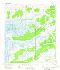 Ophir D-3 Alaska Historical topographic map, 1:63360 scale, 15 X 15 Minute, Year 1954