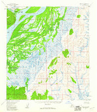 Ophir D-6 Alaska Historical topographic map, 1:63360 scale, 15 X 15 Minute, Year 1954