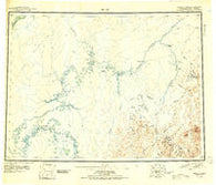 Ophir Alaska Historical topographic map, 1:250000 scale, 1 X 3 Degree, Year 1951