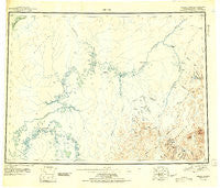 Ophir Alaska Historical topographic map, 1:250000 scale, 1 X 3 Degree, Year 1951
