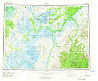 Ophir Alaska Historical topographic map, 1:250000 scale, 1 X 3 Degree, Year 1954