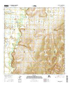 Ophir A-3 SW Alaska Current topographic map, 1:25000 scale, 7.5 X 7.5 Minute, Year 2016