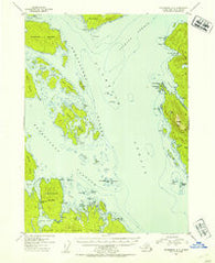 Petersburg A-3 Alaska Historical topographic map, 1:63360 scale, 15 X 15 Minute, Year 1953