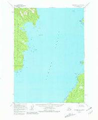 Petersburg A-6 Alaska Historical topographic map, 1:63360 scale, 15 X 15 Minute, Year 1951