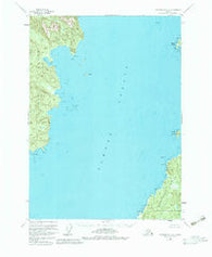 Petersburg A-6 Alaska Historical topographic map, 1:63360 scale, 15 X 15 Minute, Year 1951