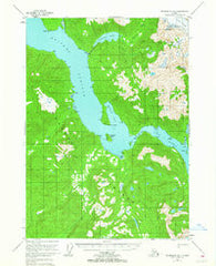 Petersburg B-1 Alaska Historical topographic map, 1:63360 scale, 15 X 15 Minute, Year 1955