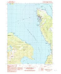 Petersburg B-2 NE Alaska Historical topographic map, 1:25000 scale, 7.5 X 7.5 Minute, Year 1992