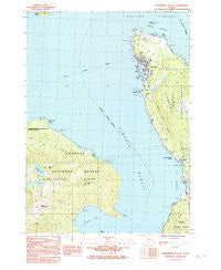 Petersburg B-2 NE Alaska Historical topographic map, 1:25000 scale, 7.5 X 7.5 Minute, Year 1992