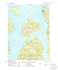 Petersburg B-2 Alaska Historical topographic map, 1:63360 scale, 15 X 15 Minute, Year 1953