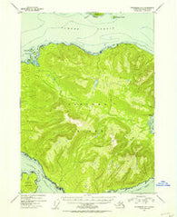 Petersburg B-3 Alaska Historical topographic map, 1:63360 scale, 15 X 15 Minute, Year 1951