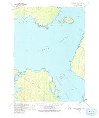 Petersburg B-4 Alaska Historical topographic map, 1:63360 scale, 15 X 15 Minute, Year 1949