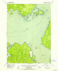 Petersburg B-4 Alaska Historical topographic map, 1:63360 scale, 15 X 15 Minute, Year 1951