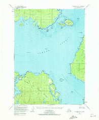Petersburg B-4 Alaska Historical topographic map, 1:63360 scale, 15 X 15 Minute, Year 1949