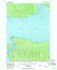 Petersburg B-5 Alaska Historical topographic map, 1:63360 scale, 15 X 15 Minute, Year 1949