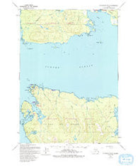 Petersburg B-5 Alaska Historical topographic map, 1:63360 scale, 15 X 15 Minute, Year 1949