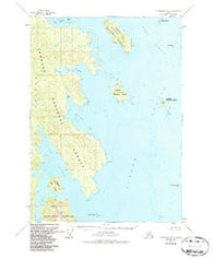 Petersburg B-6 Alaska Historical topographic map, 1:63360 scale, 15 X 15 Minute, Year 1951