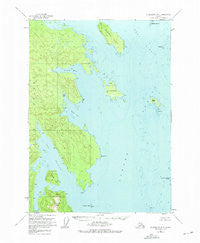 Petersburg B-6 Alaska Historical topographic map, 1:63360 scale, 15 X 15 Minute, Year 1951