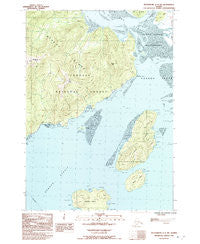 Petersburg C-2 SW Alaska Historical topographic map, 1:25000 scale, 7.5 X 7.5 Minute, Year 1992