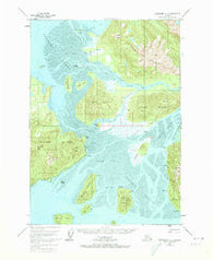 Petersburg C-2 Alaska Historical topographic map, 1:63360 scale, 15 X 15 Minute, Year 1951