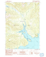 Petersburg C-3 SE Alaska Historical topographic map, 1:25000 scale, 7.5 X 7.5 Minute, Year 1992