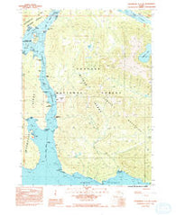 Petersburg C-3 SW Alaska Historical topographic map, 1:25000 scale, 7.5 X 7.5 Minute, Year 1992