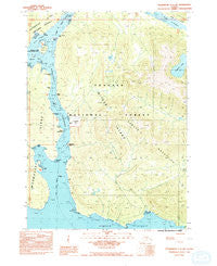 Petersburg C-3 SW Alaska Historical topographic map, 1:25000 scale, 7.5 X 7.5 Minute, Year 1992