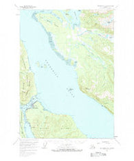 Petersburg D-3 Alaska Historical topographic map, 1:63360 scale, 15 X 15 Minute, Year 1961
