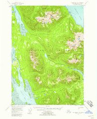 Petersburg D-4 Alaska Historical topographic map, 1:63360 scale, 15 X 15 Minute, Year 1951