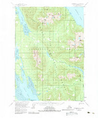 Petersburg D-4 Alaska Historical topographic map, 1:63360 scale, 15 X 15 Minute, Year 1951