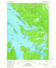 Petersburg D-6 Alaska Historical topographic map, 1:63360 scale, 15 X 15 Minute, Year 1951