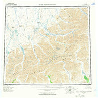 Philip Smith Mountains Alaska Historical topographic map, 1:250000 scale, 1 X 3 Degree, Year 1956