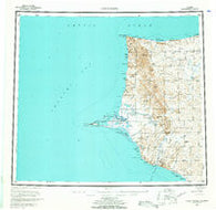 Point Hope Alaska Historical topographic map, 1:250000 scale, 1 X 3 Degree, Year 1955