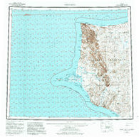 Point Hope Alaska Historical topographic map, 1:250000 scale, 1 X 3 Degree, Year 1955