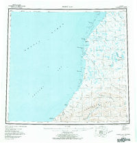 Point Lay Alaska Historical topographic map, 1:250000 scale, 1 X 3 Degree, Year 1955