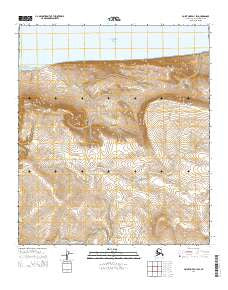 Point Hope D-1 SW Alaska Current topographic map, 1:25000 scale, 7.5 X 7.5 Minute, Year 2014