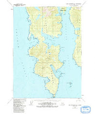 Port Alexander A-1 Alaska Historical topographic map, 1:63360 scale, 15 X 15 Minute, Year 1948