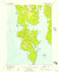 Port Alexander A-1 Alaska Historical topographic map, 1:63360 scale, 15 X 15 Minute, Year 1948