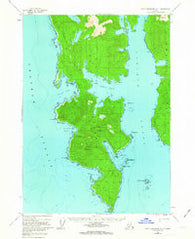 Port Alexander A-1 Alaska Historical topographic map, 1:63360 scale, 15 X 15 Minute, Year 1948