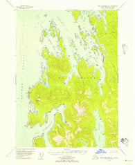 Port Alexander B-1 Alaska Historical topographic map, 1:63360 scale, 15 X 15 Minute, Year 1948