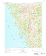 Port Alexander B-3 and B-4 Alaska Historical topographic map, 1:63360 scale, 15 X 15 Minute, Year 1951
