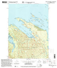 Port Alexander D-1 Alaska Historical topographic map, 1:63360 scale, 15 X 15 Minute, Year 1997