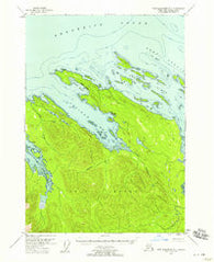 Port Alexander D-1 Alaska Historical topographic map, 1:63360 scale, 15 X 15 Minute, Year 1948
