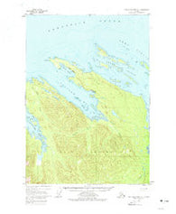 Port Alexander D-1 Alaska Historical topographic map, 1:63360 scale, 15 X 15 Minute, Year 1948