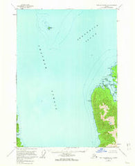 Port Alexander D-2 Alaska Historical topographic map, 1:63360 scale, 15 X 15 Minute, Year 1951