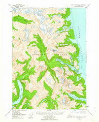 Port Alexander D-3 Alaska Historical topographic map, 1:63360 scale, 15 X 15 Minute, Year 1951