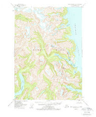 Port Alexander D-3 Alaska Historical topographic map, 1:63360 scale, 15 X 15 Minute, Year 1951