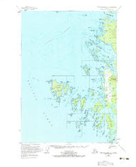 Port Alexander D-5 Alaska Historical topographic map, 1:63360 scale, 15 X 15 Minute, Year 1951